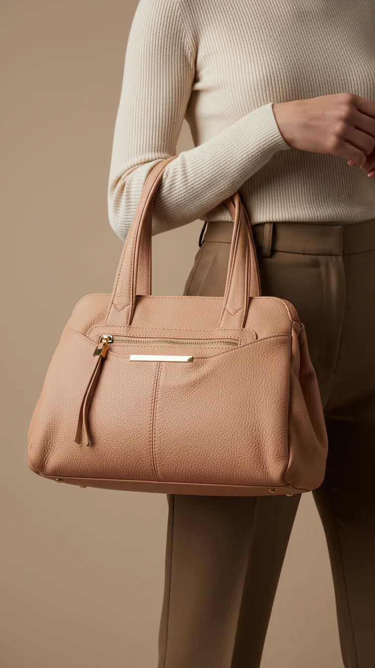 Pink Formal Shoulder Bag For Women P36357