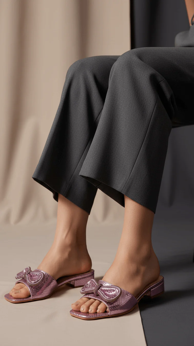 Pink Formal Slipper For Women FRS006