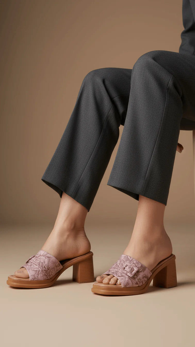 Pink Formal Women Slipper PU0625