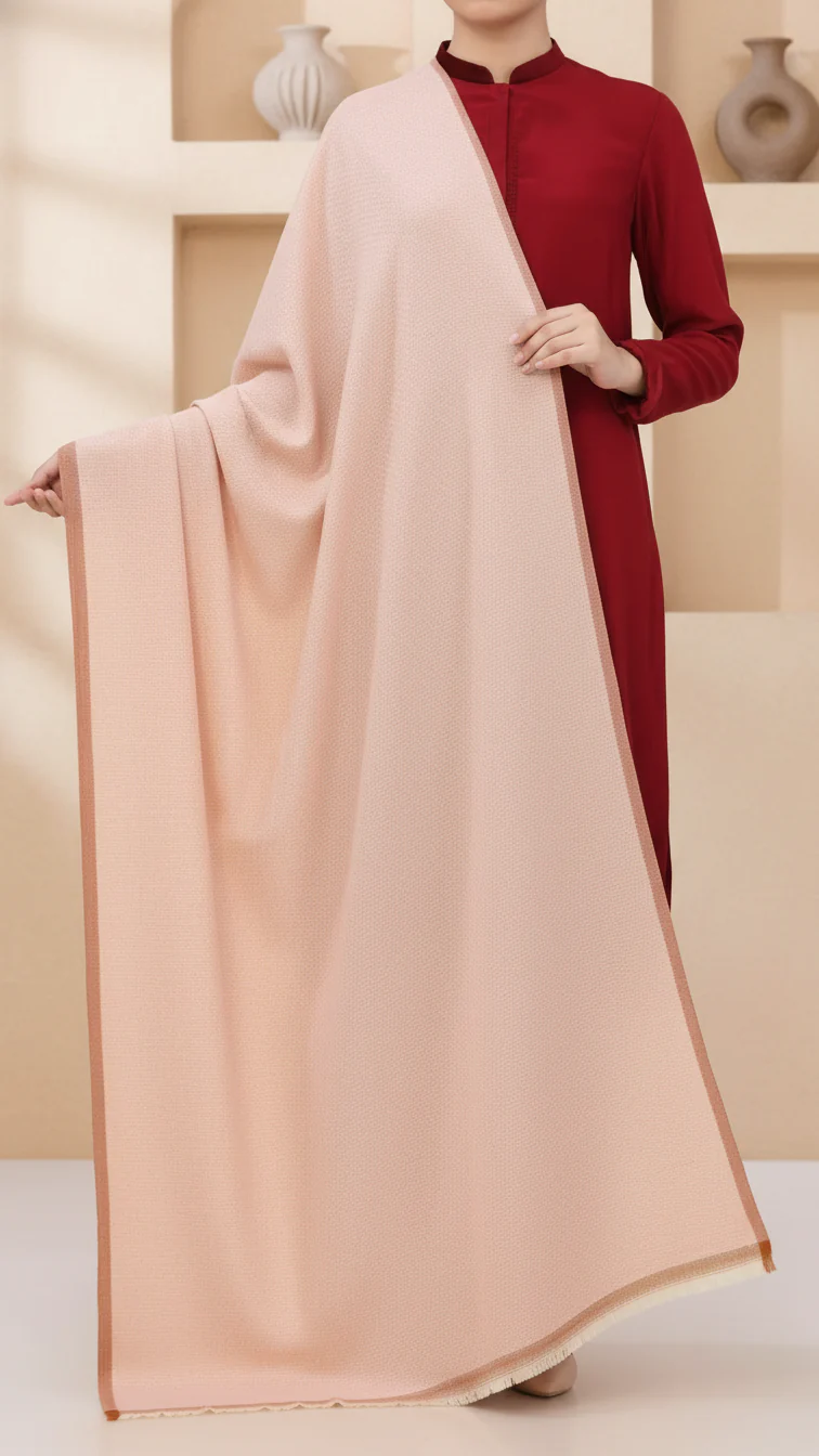 Pink Soft Feel Stole PW5816