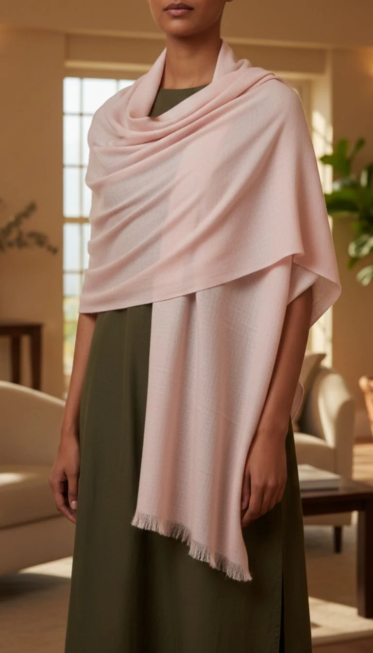 Pink Winter Shawl PW5708