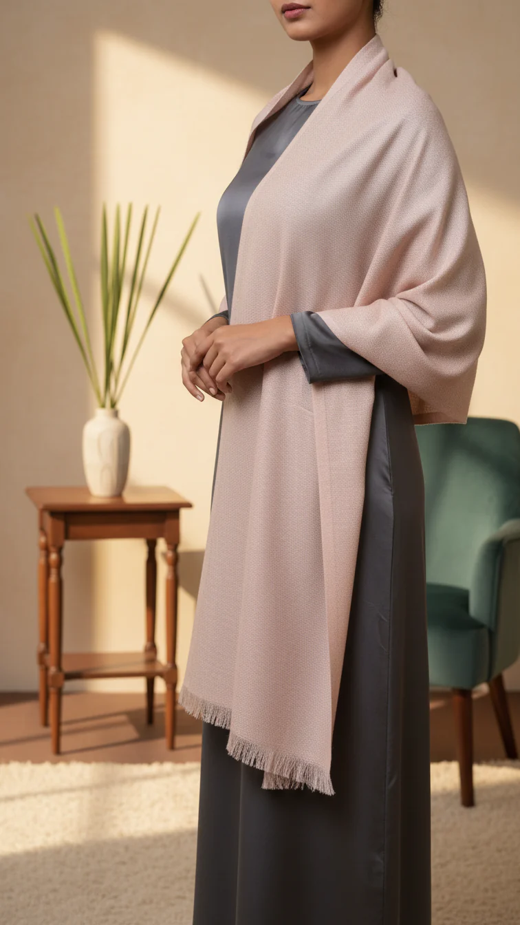 Pink Winter Shawl PW5712