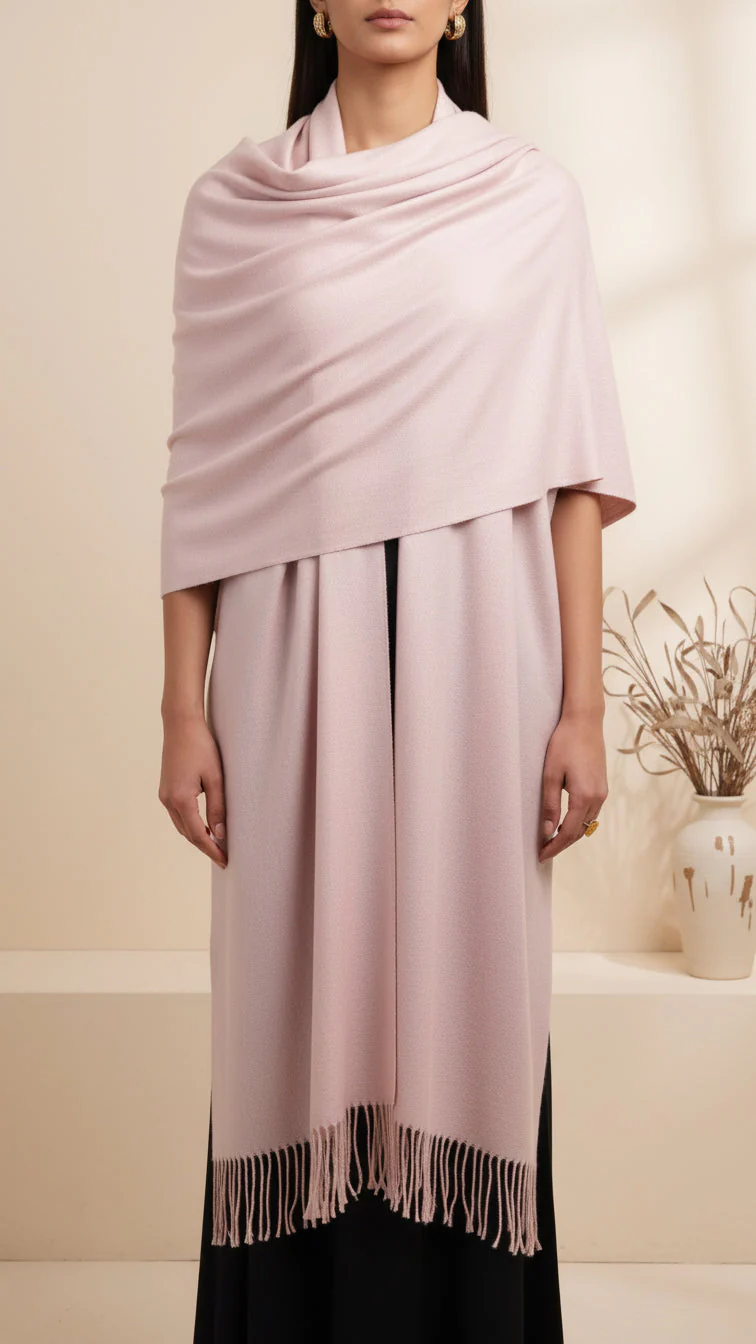 Pink Winter Stole PW5740