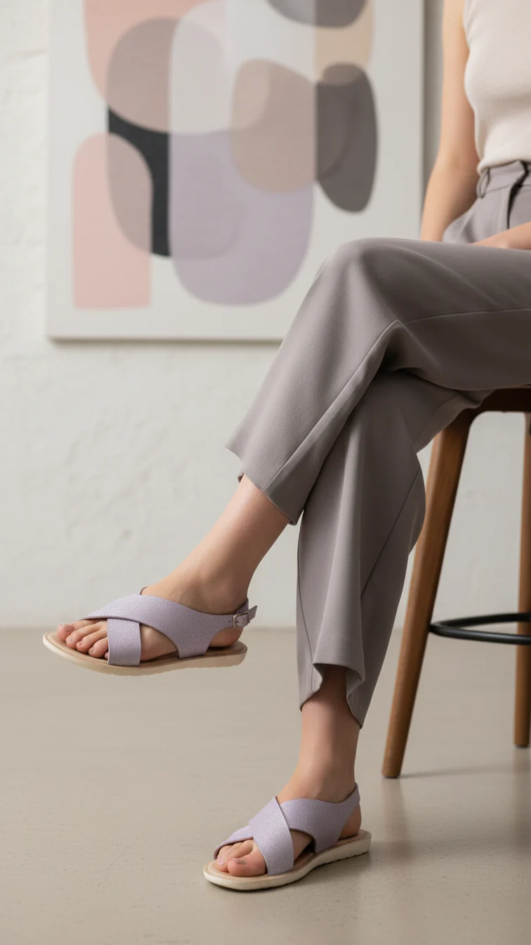 Purple Casual Sandal CL5442