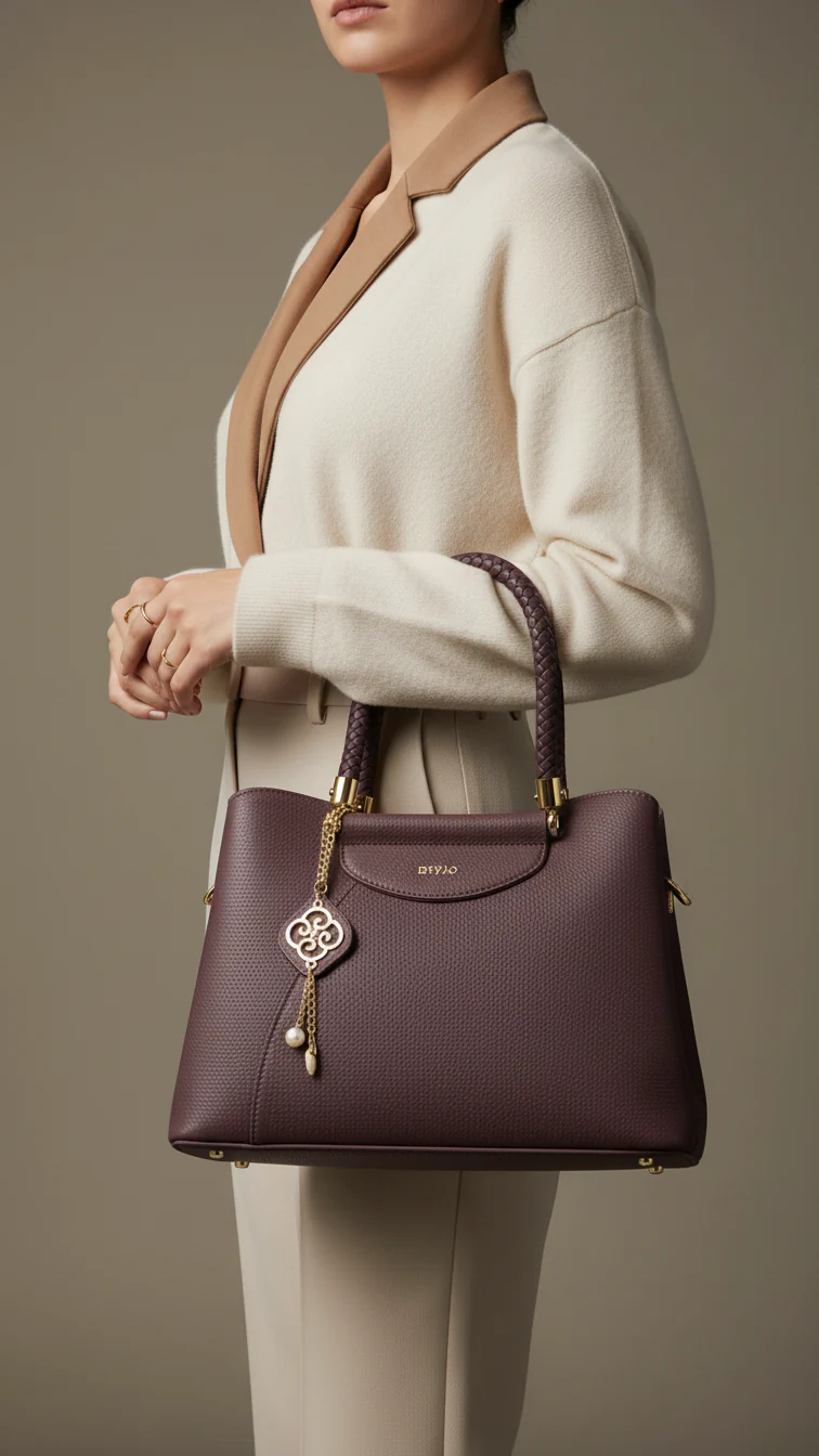 Purple Formal Hand Bag P36270