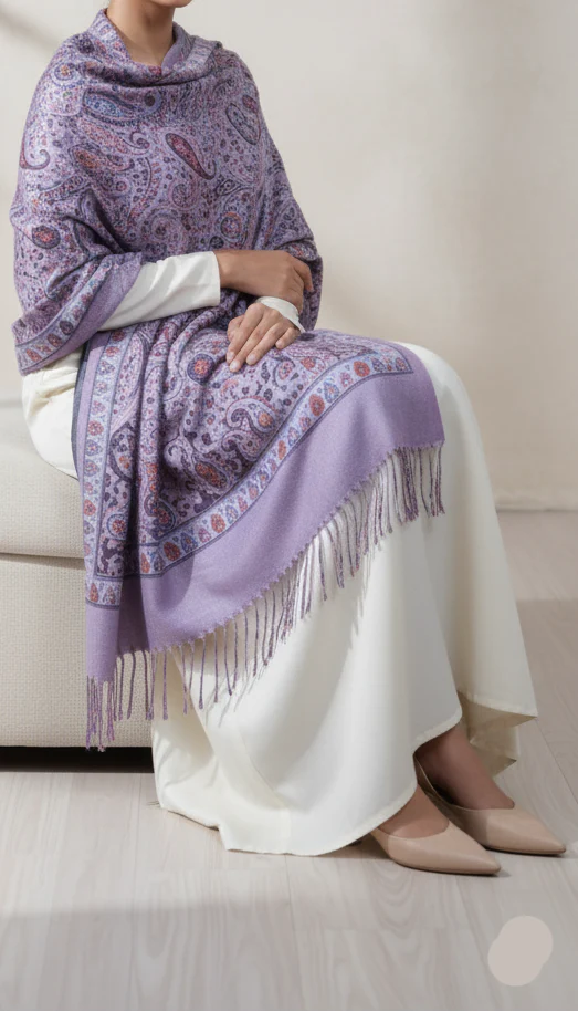 Purple Winter Stole PN5226