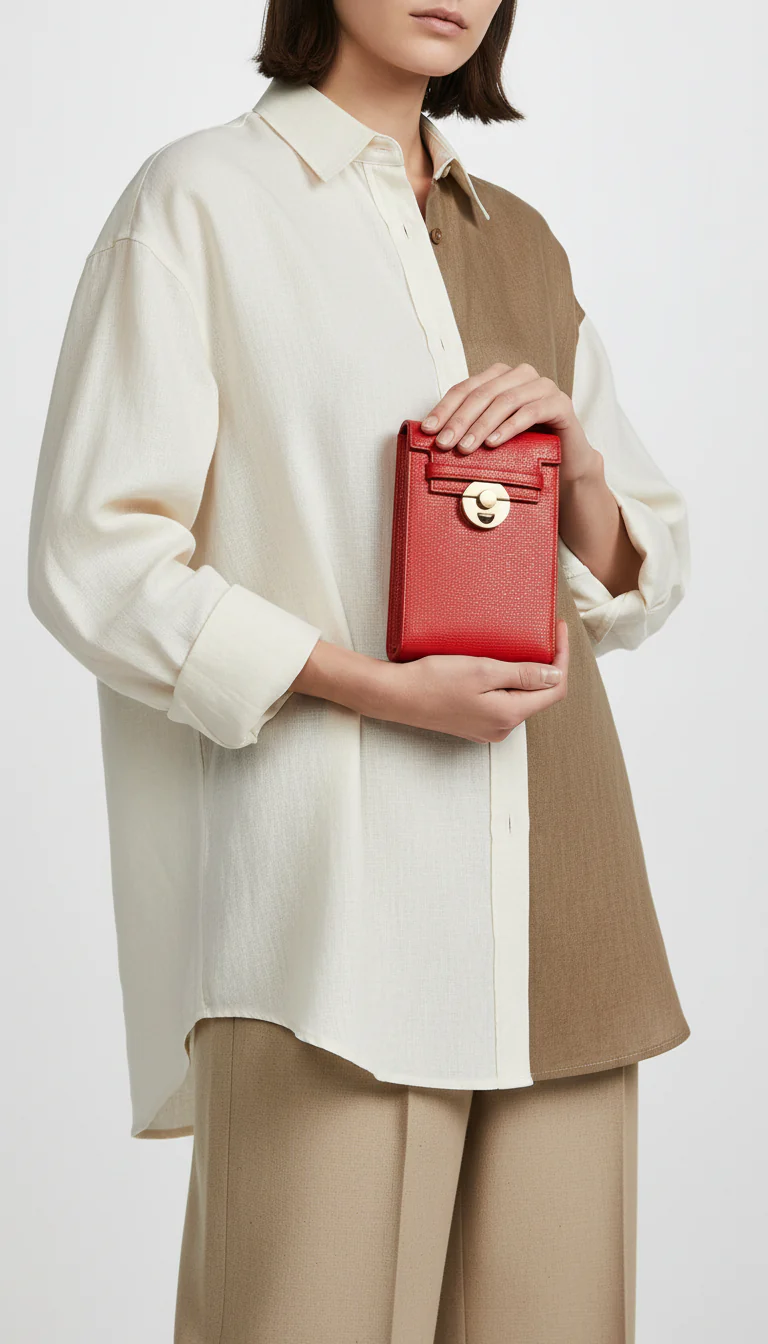 Red Casual Pouch P97477