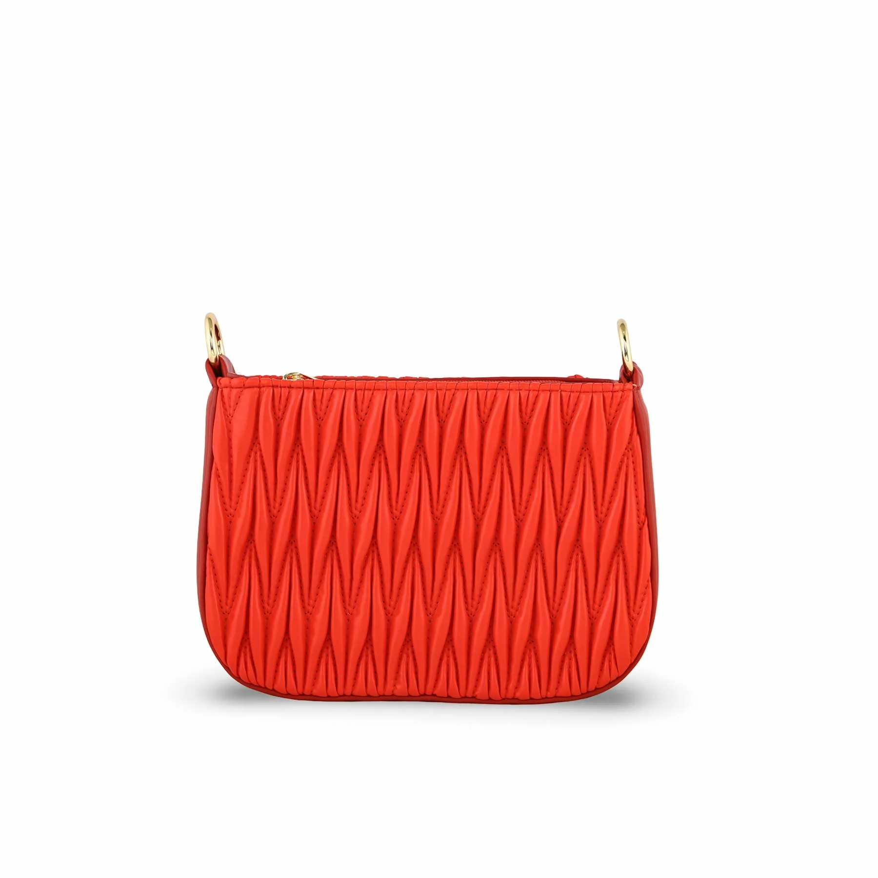 Red Casual Shoulder Bag P55689 - Image 4