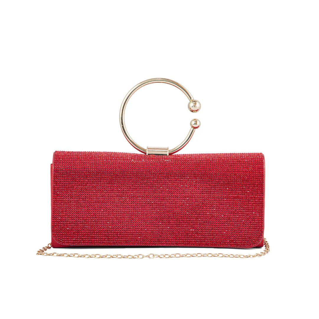 Red Fancy Clutch P24329 - Image 2