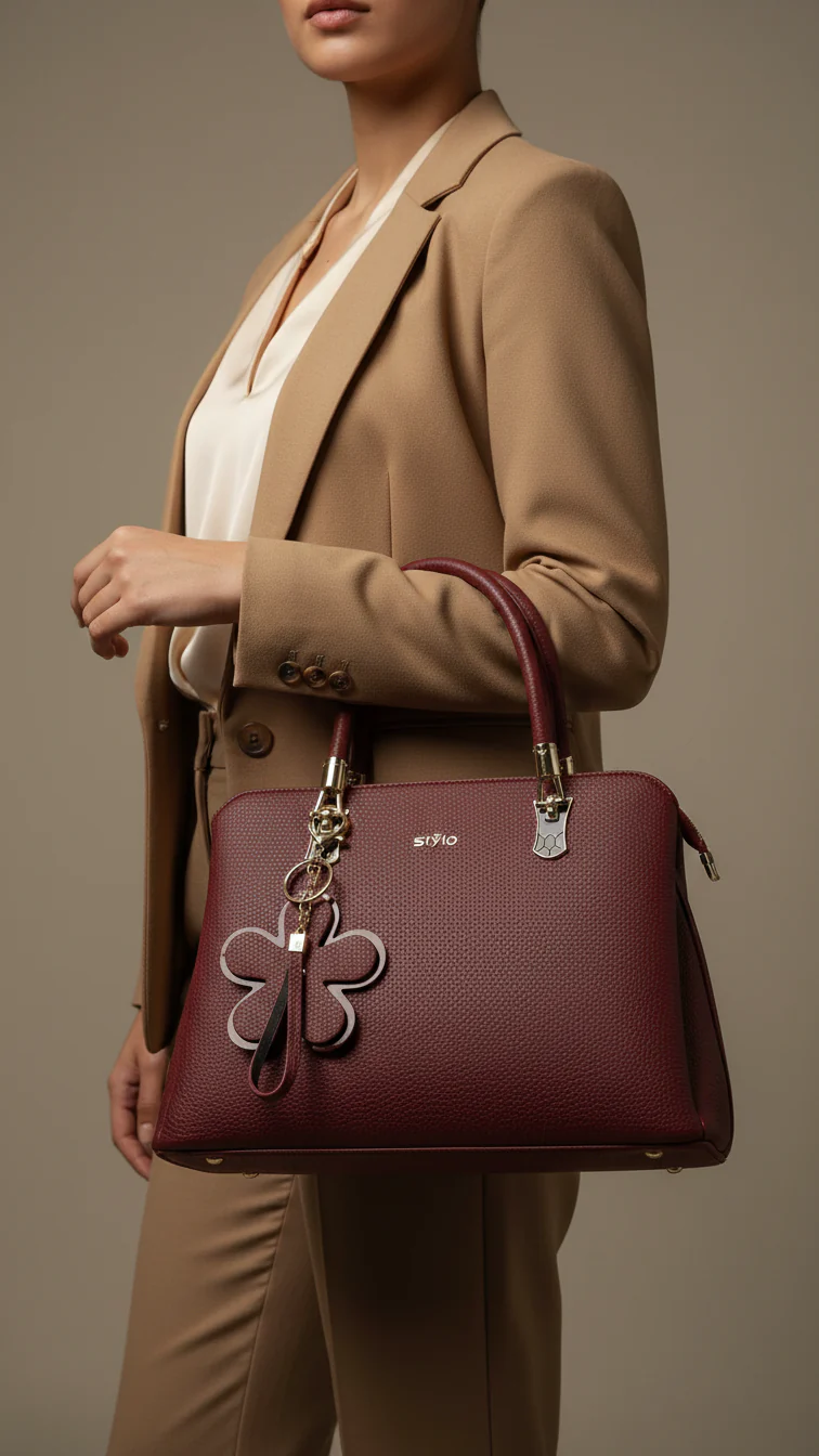 Red Formal Hand Bag P36271
