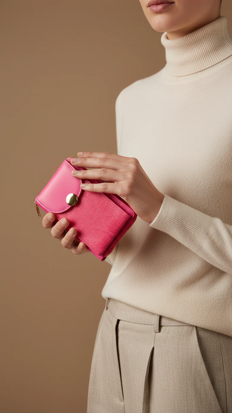 Rose Casual Pouch For Ladies P97622