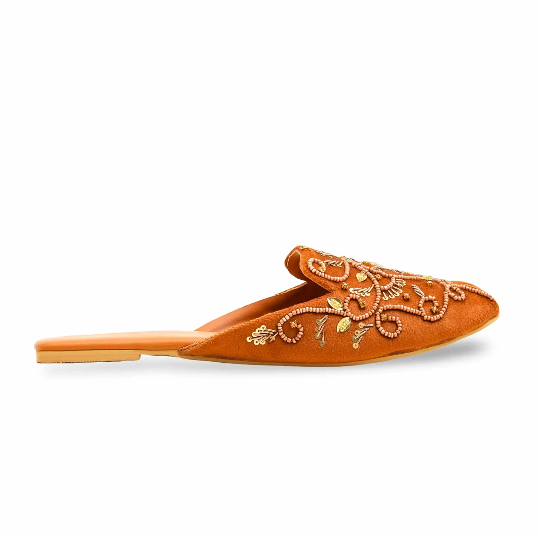 Rust Fancy Back Open Khussa EC8589 - Image 2