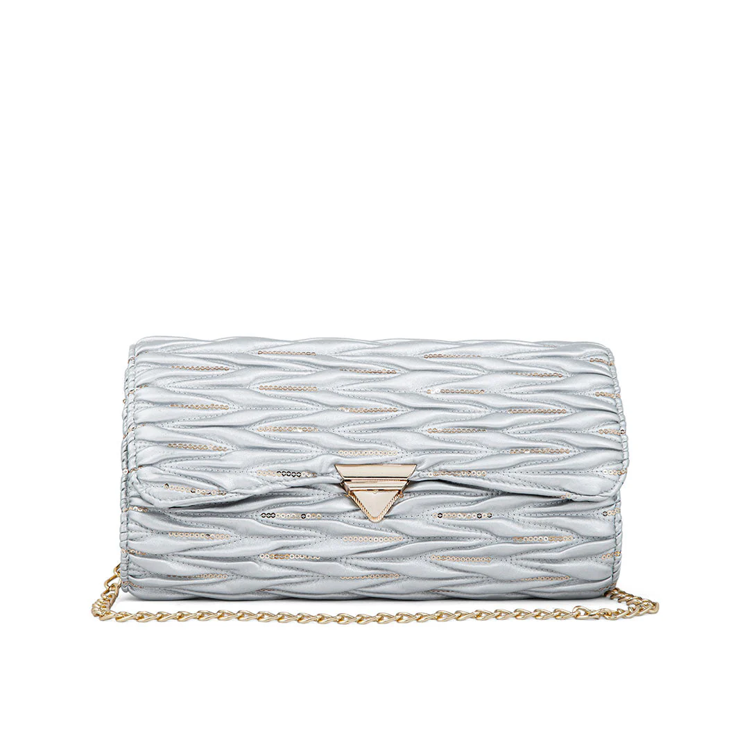 Silver Casual Shoulder Bag P55659