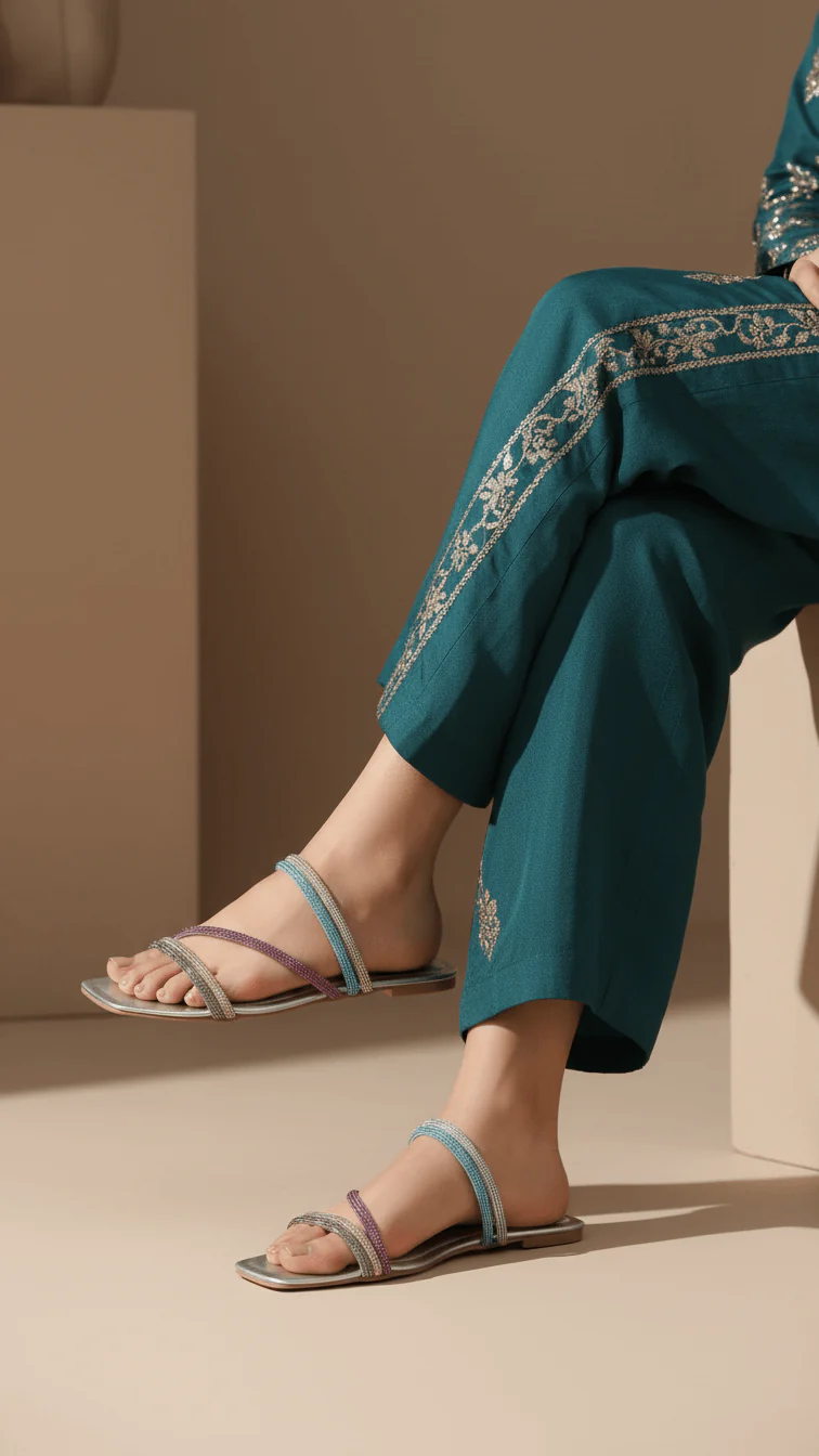 Silver Fancy Slipper FN7823