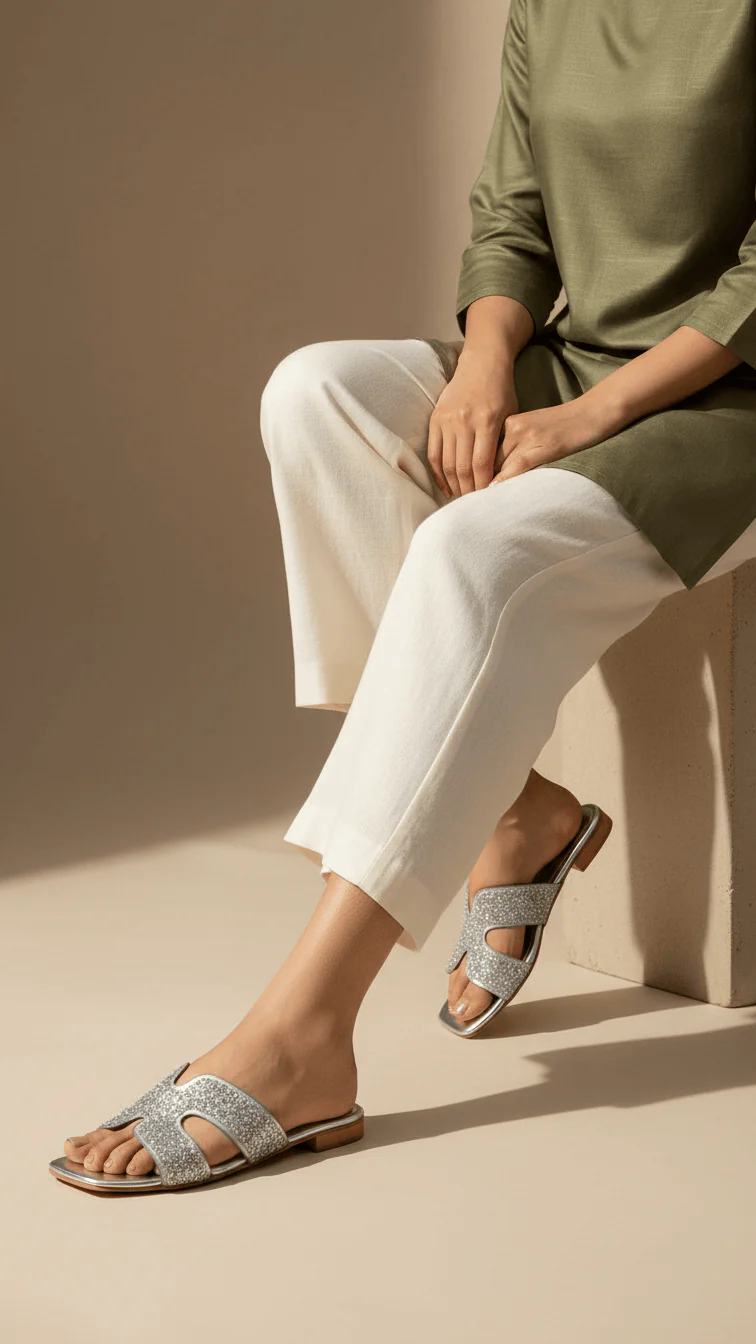 Silver Fancy Slipper FN7995