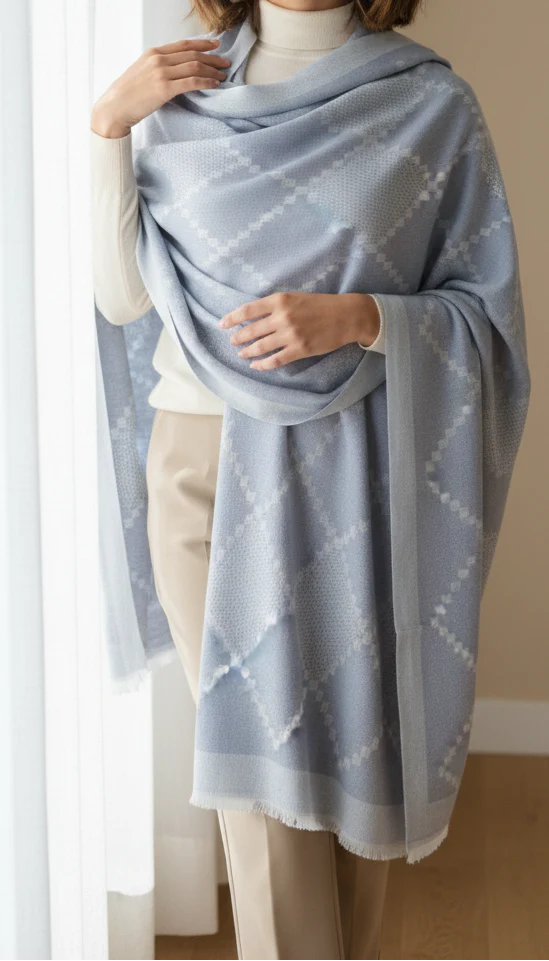 Silver Winter Stole PN5074
