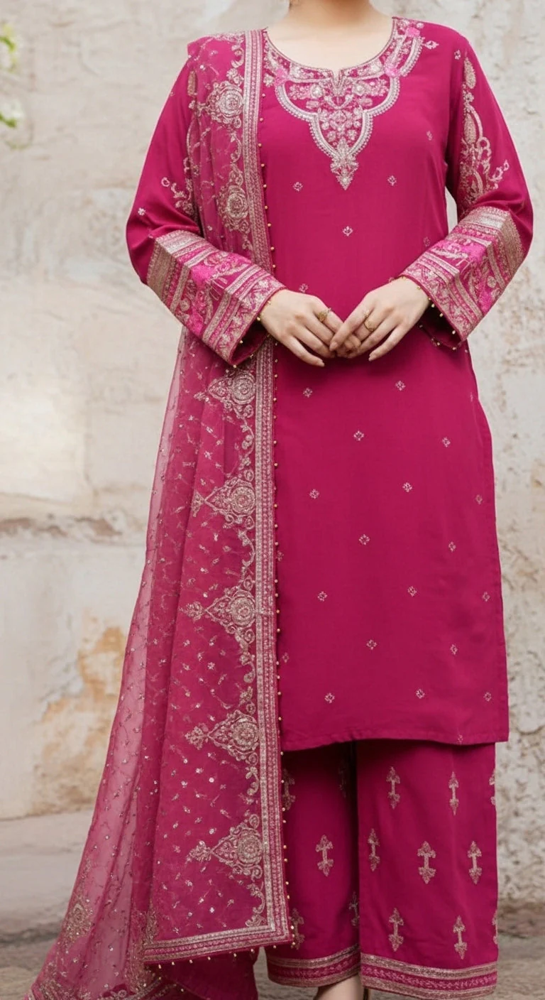 3 PC Embellished Suit PF6000