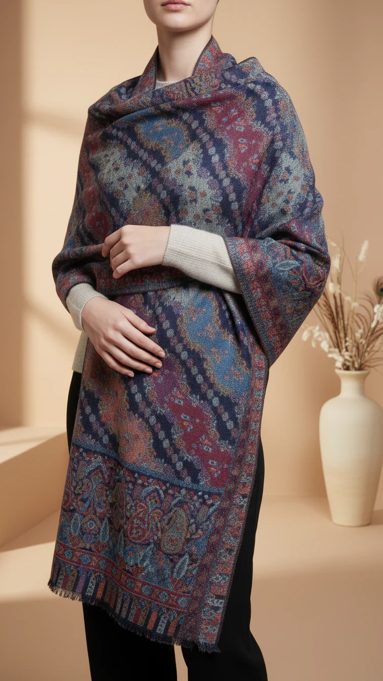 Tan Winter Stole PW5756