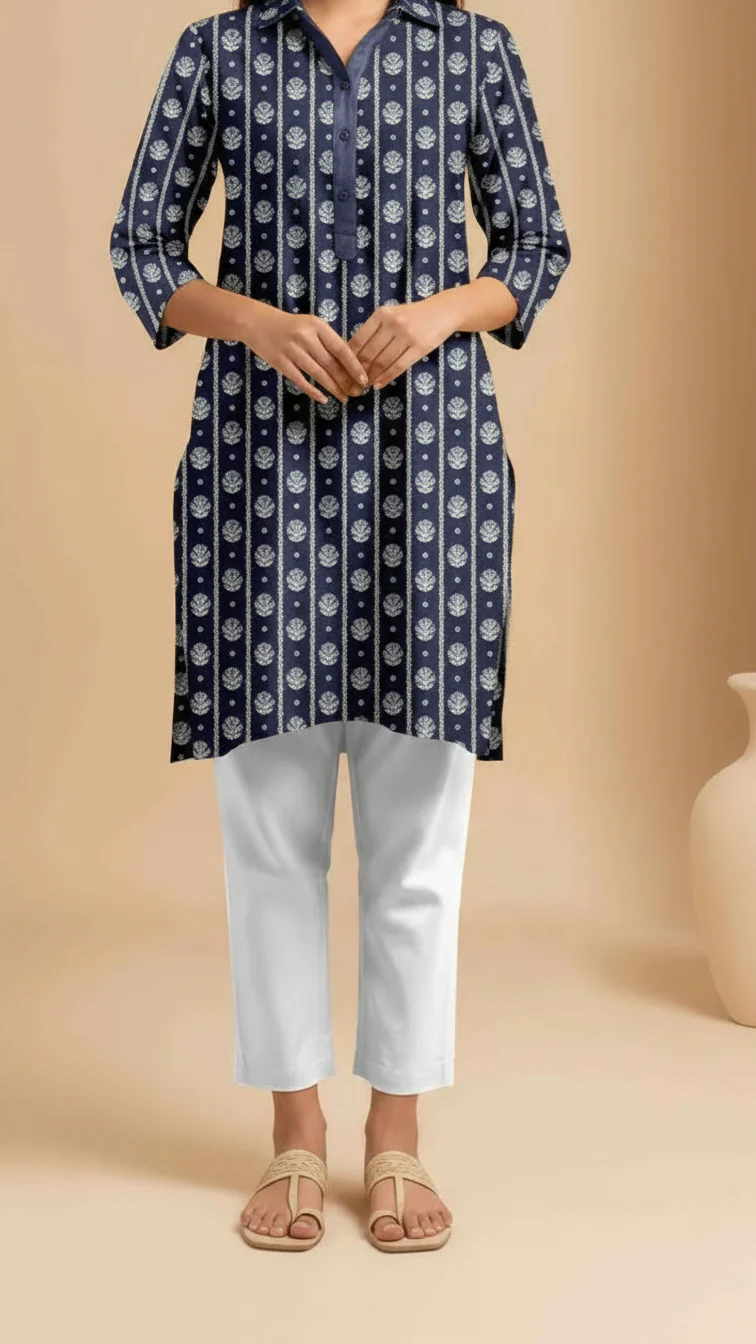 Unstitched Printed Shirt US5454