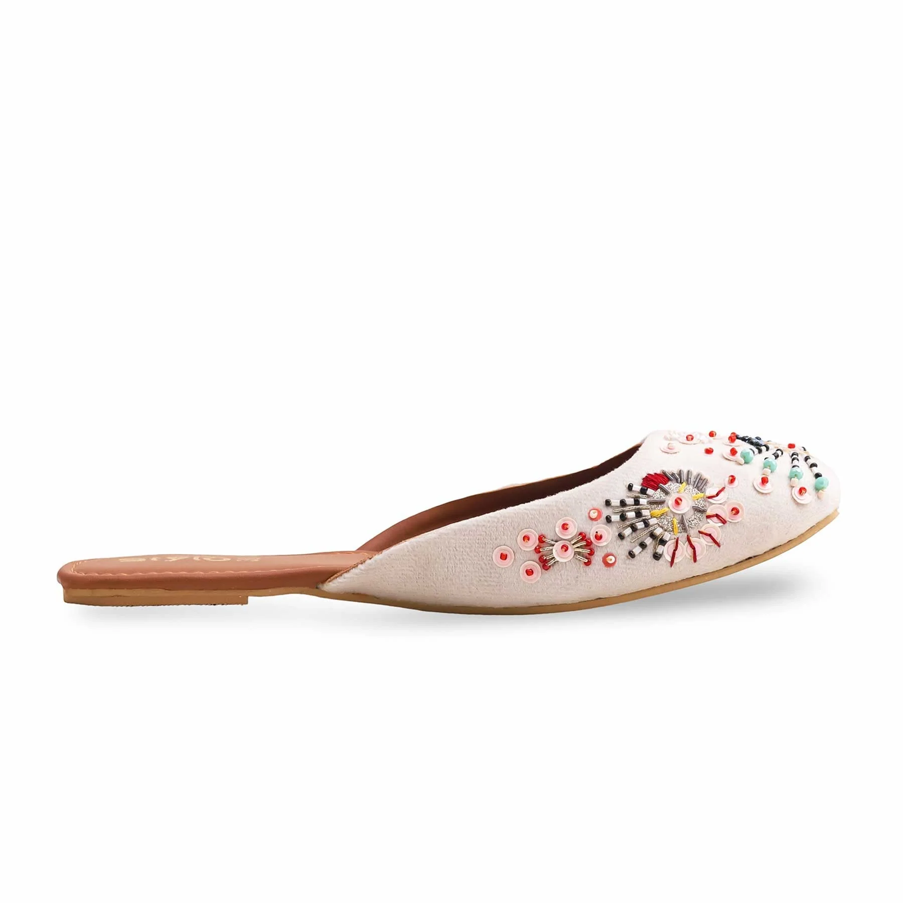 White Fancy Khussa EC8542 - Image 2