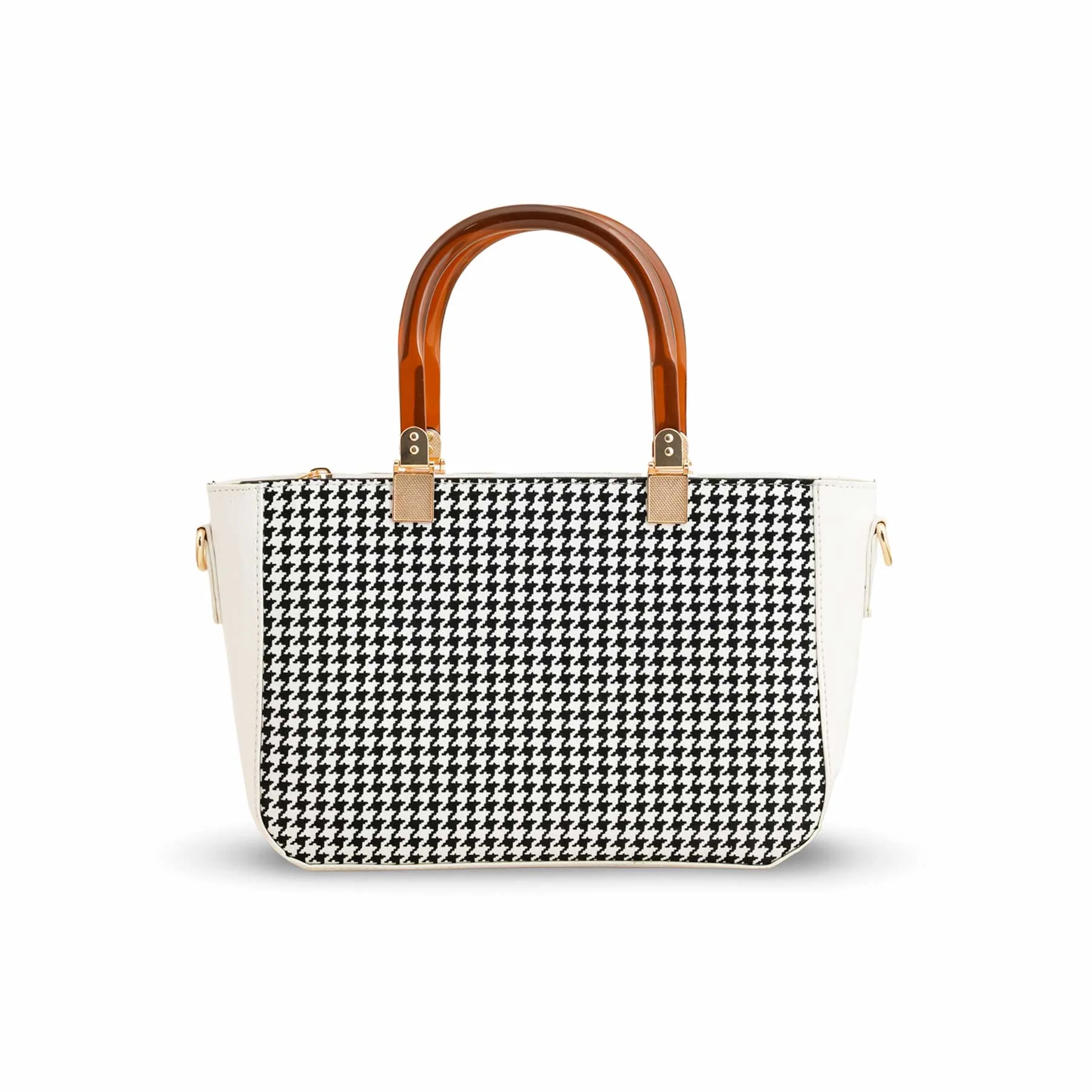 White Formal Hand Bag For Women P55647 - Image 6