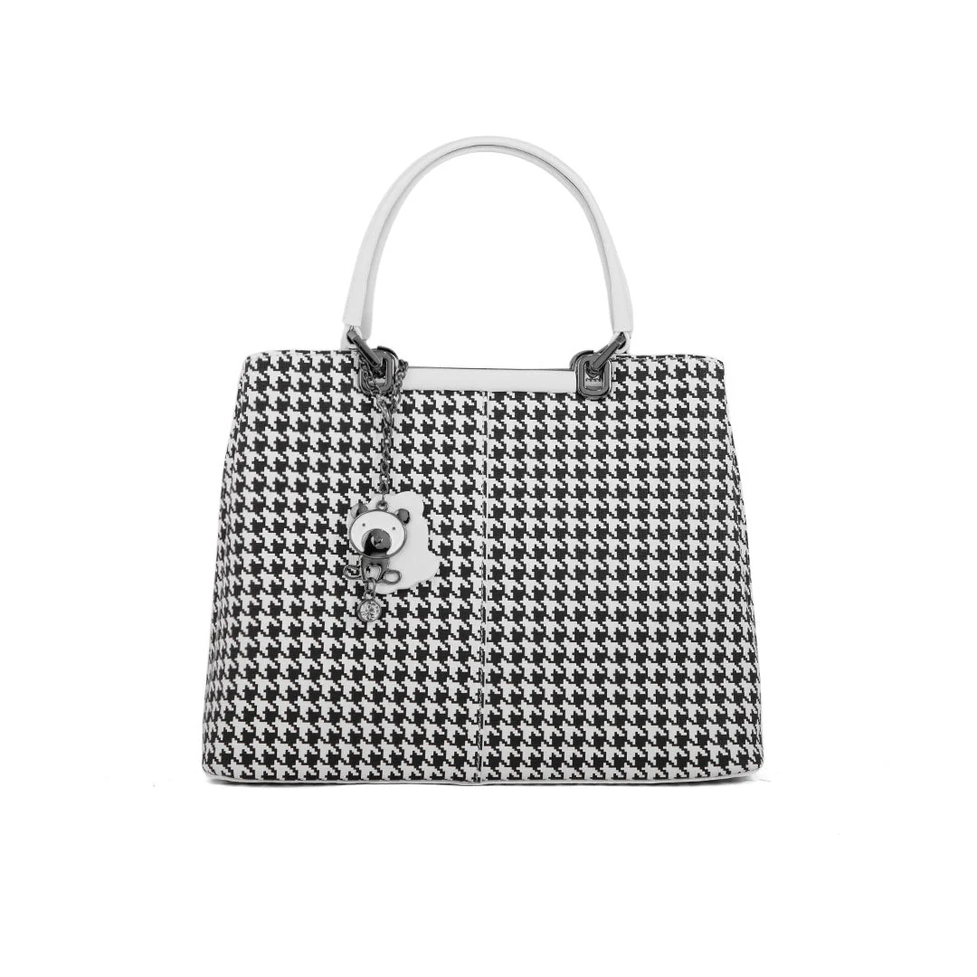 White Formal Hand Bag P36293