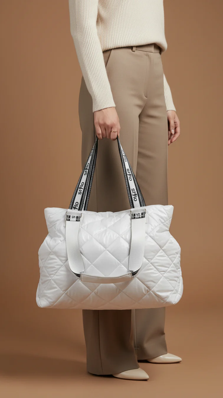 White Formal Shoulder Bag P36314