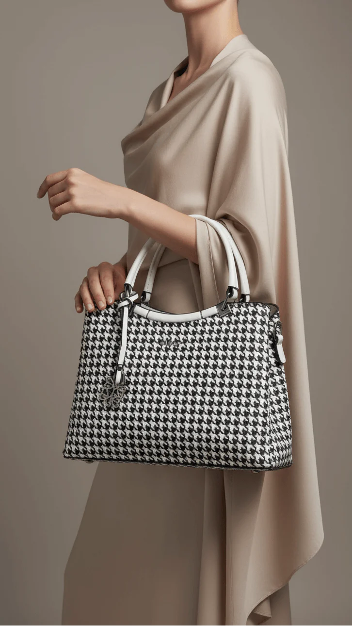 White Women Formal Hand Bag P36292