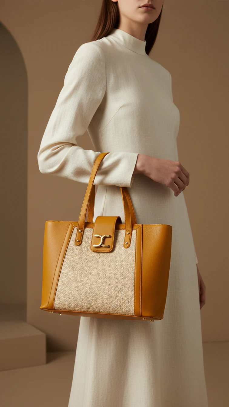 Yellow Formal Shoulder Bag P55753